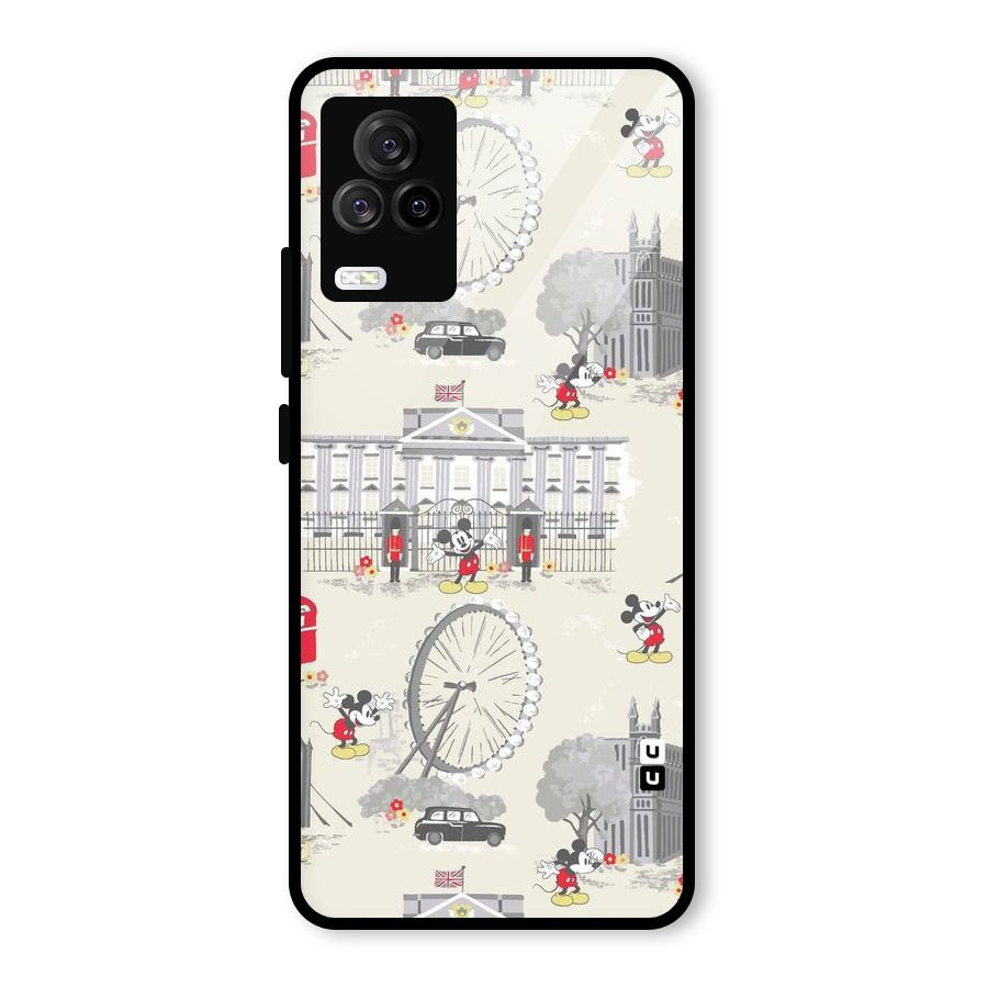 City Tour Pattern Glass Back Case for Vivo iQOO 7 Legend 5G