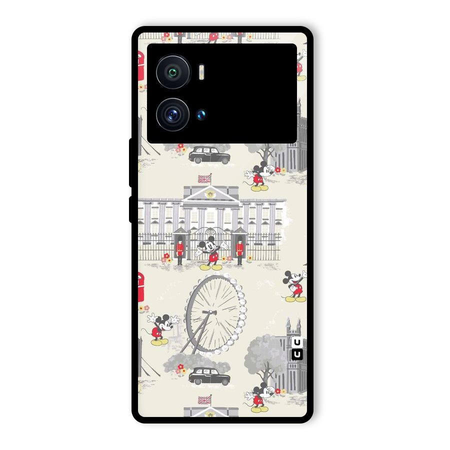 City Tour Pattern Glass Back Case for Vivo iQOO 9 Pro