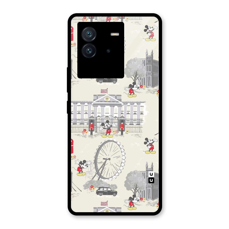 City Tour Pattern Glass Back Case for Vivo iQOO Neo 6 5G