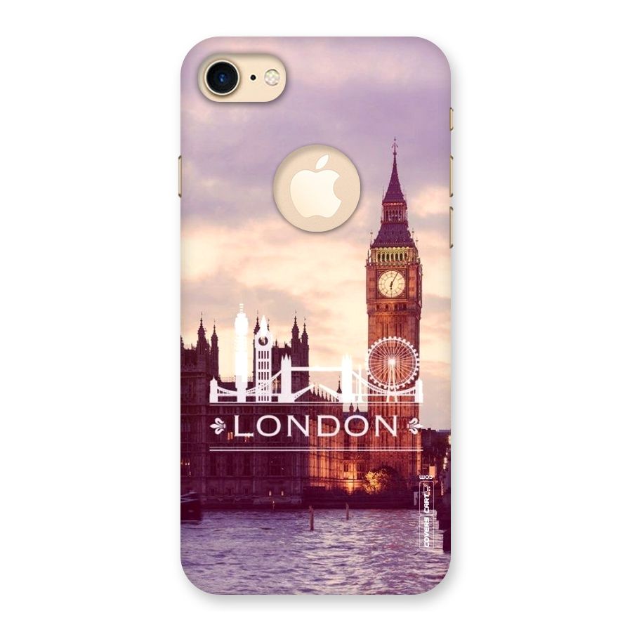 City Tower Back Case for iPhone 7 Logo Cut