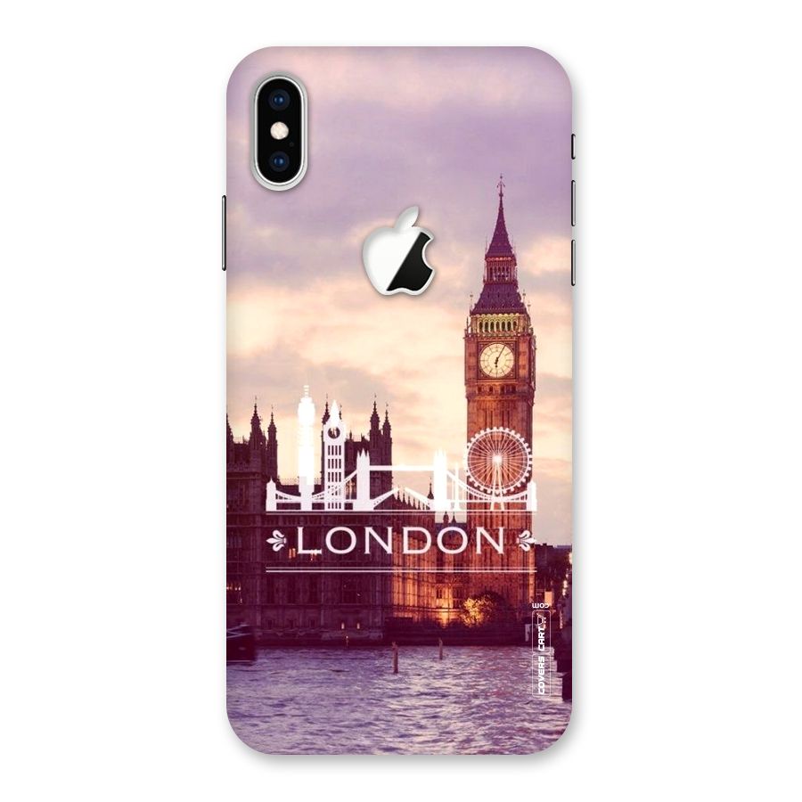 City Tower Back Case for iPhone XS Max Apple Cut