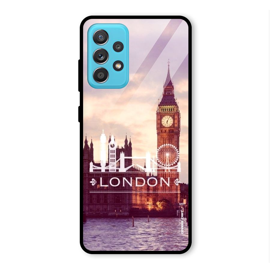 City Tower Glass Back Case for Galaxy A52