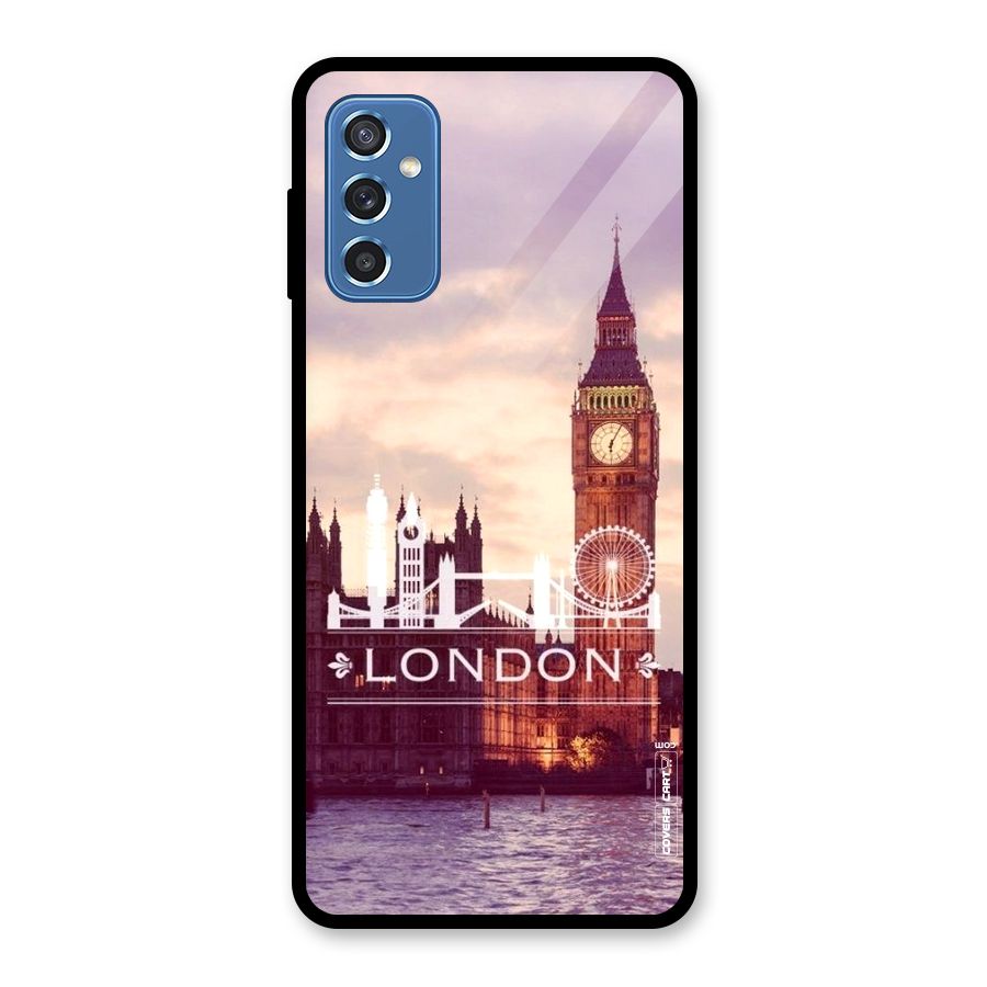 City Tower Glass Back Case for Galaxy M52 5G