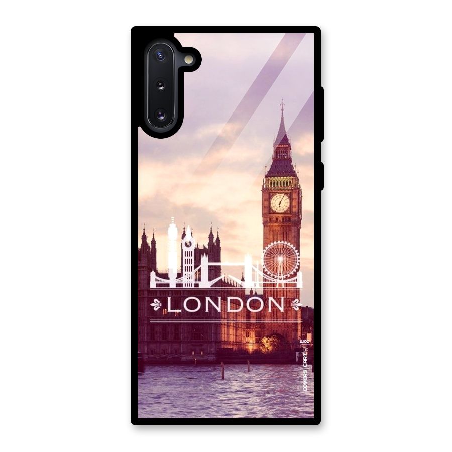 City Tower Glass Back Case for Galaxy Note 10