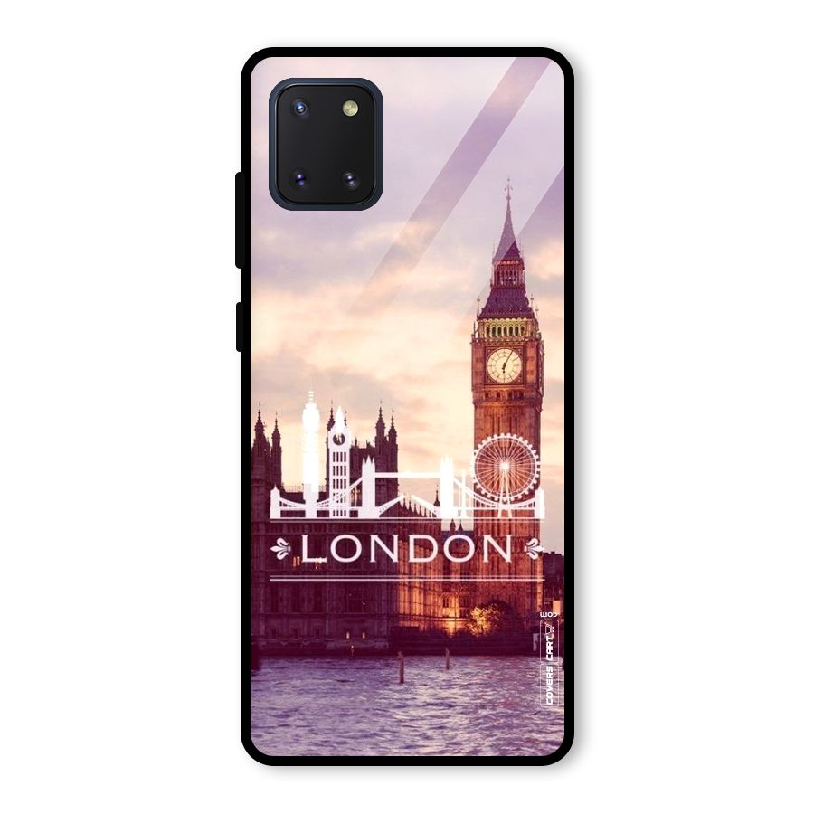 City Tower Glass Back Case for Galaxy Note 10 Lite
