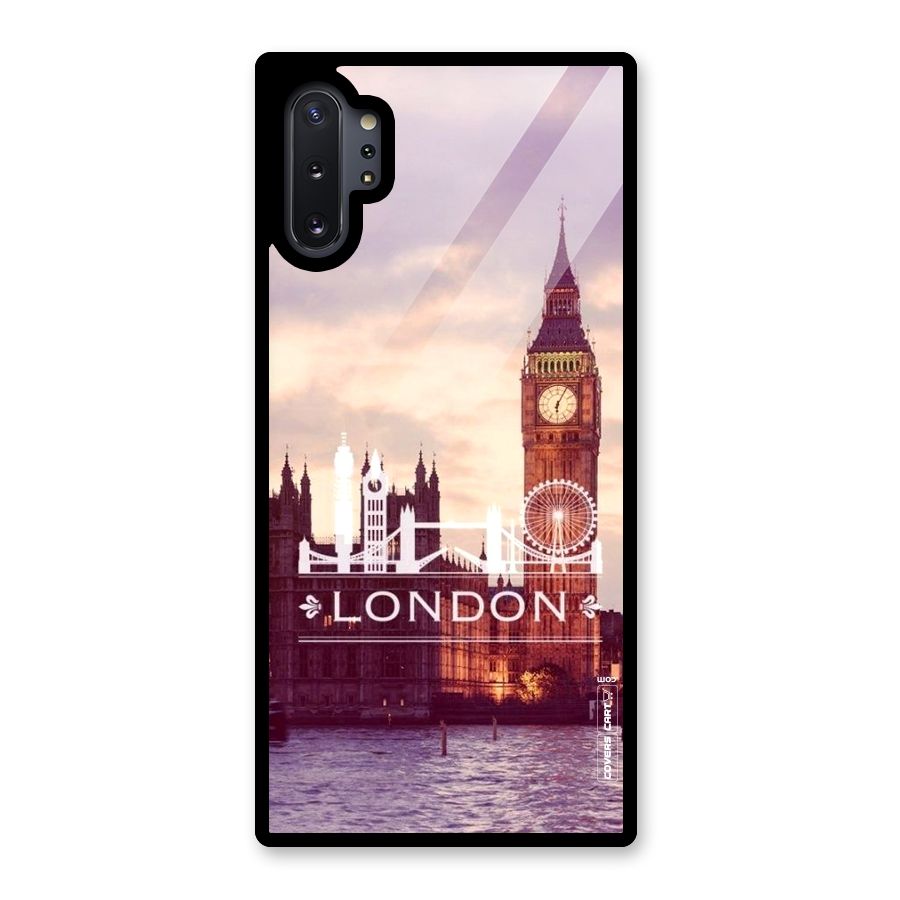 City Tower Glass Back Case for Galaxy Note 10 Plus