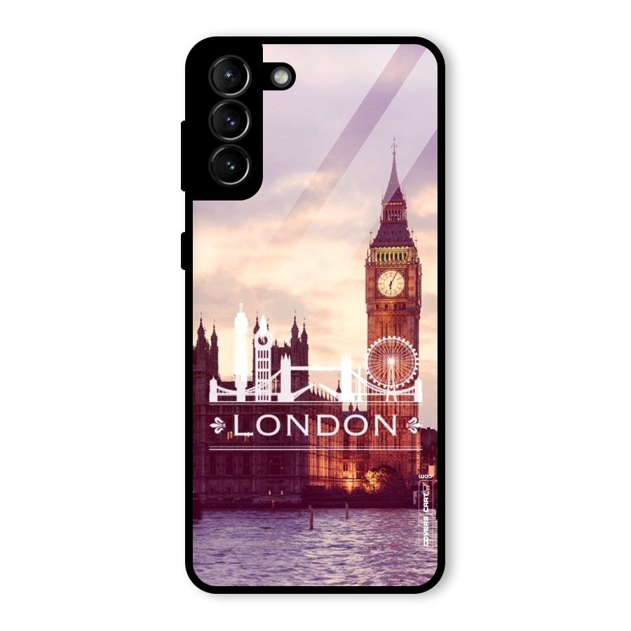 City Tower Glass Back Case for Galaxy S21 Plus