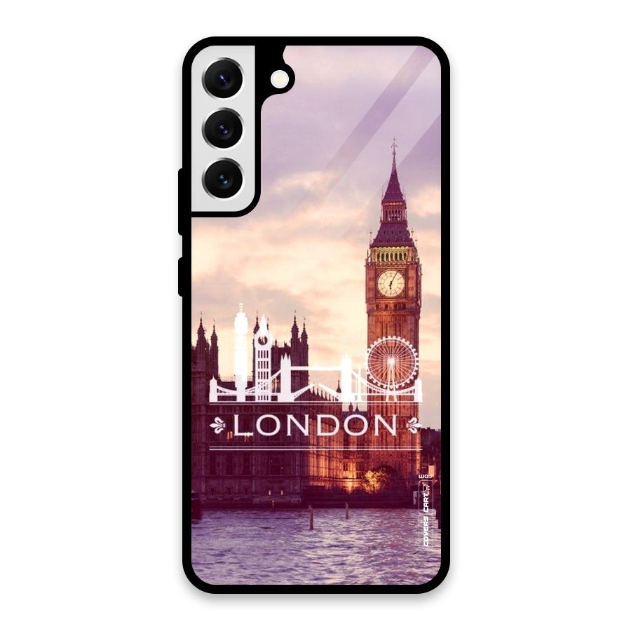 City Tower Glass Back Case for Galaxy S22 Plus 5G