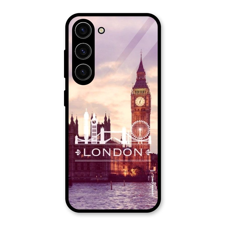 City Tower Glass Back Case for Galaxy S23