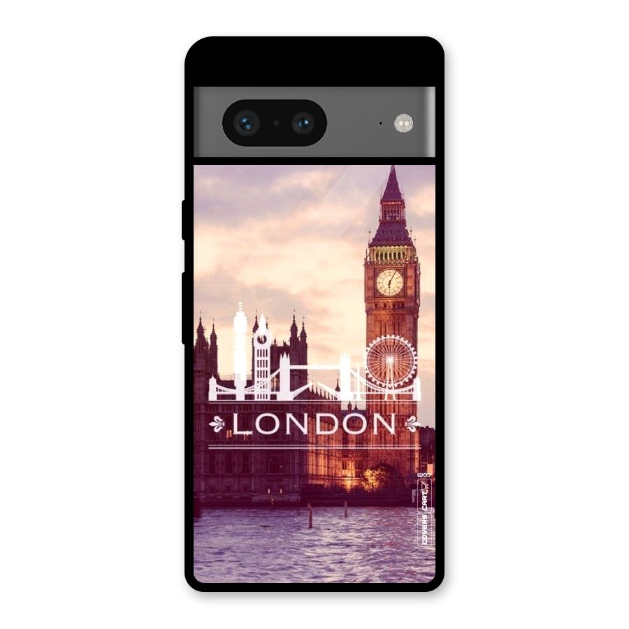 City Tower Glass Back Case for Google Pixel 7