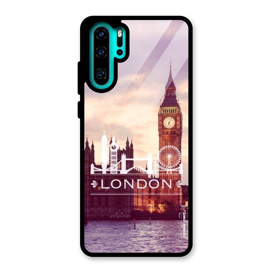 City Tower Glass Back Case for Huawei P30 Pro