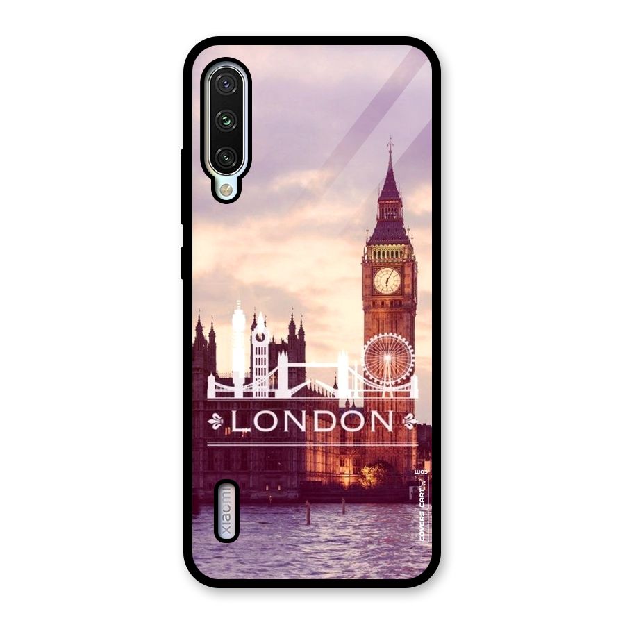City Tower Glass Back Case for Mi A3