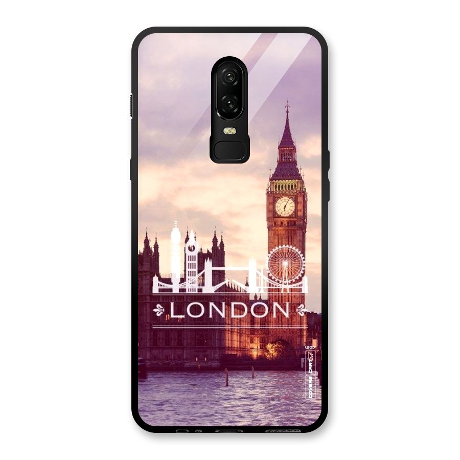 City Tower Glass Back Case for OnePlus 6