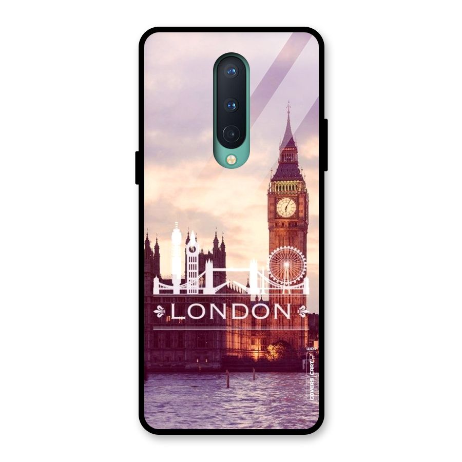 City Tower Glass Back Case for OnePlus 8