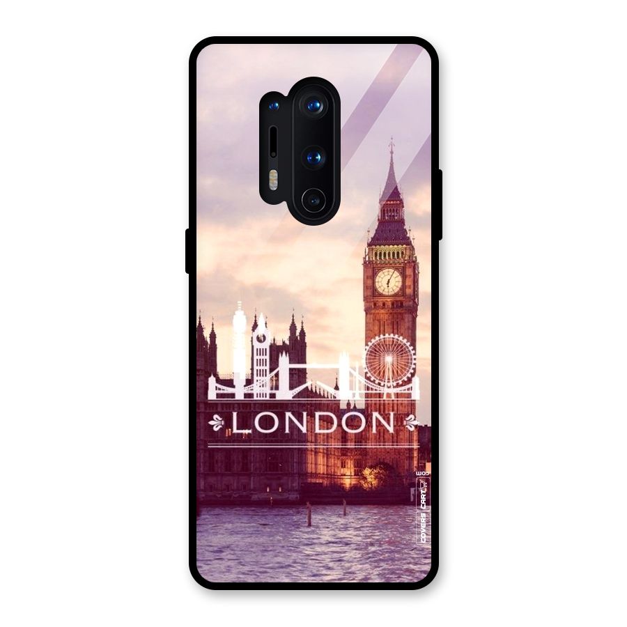 City Tower Glass Back Case for OnePlus 8 Pro