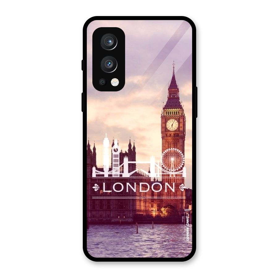 City Tower Glass Back Case for OnePlus Nord 2 5G