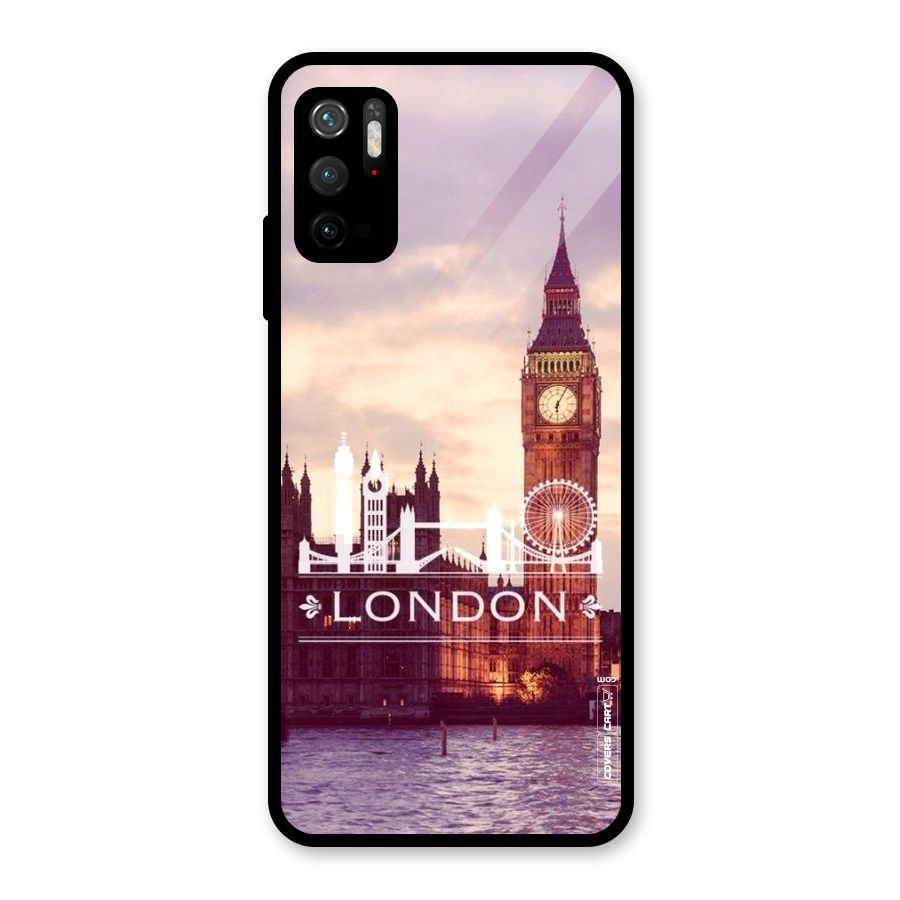 City Tower Glass Back Case for Poco M3 Pro 5G