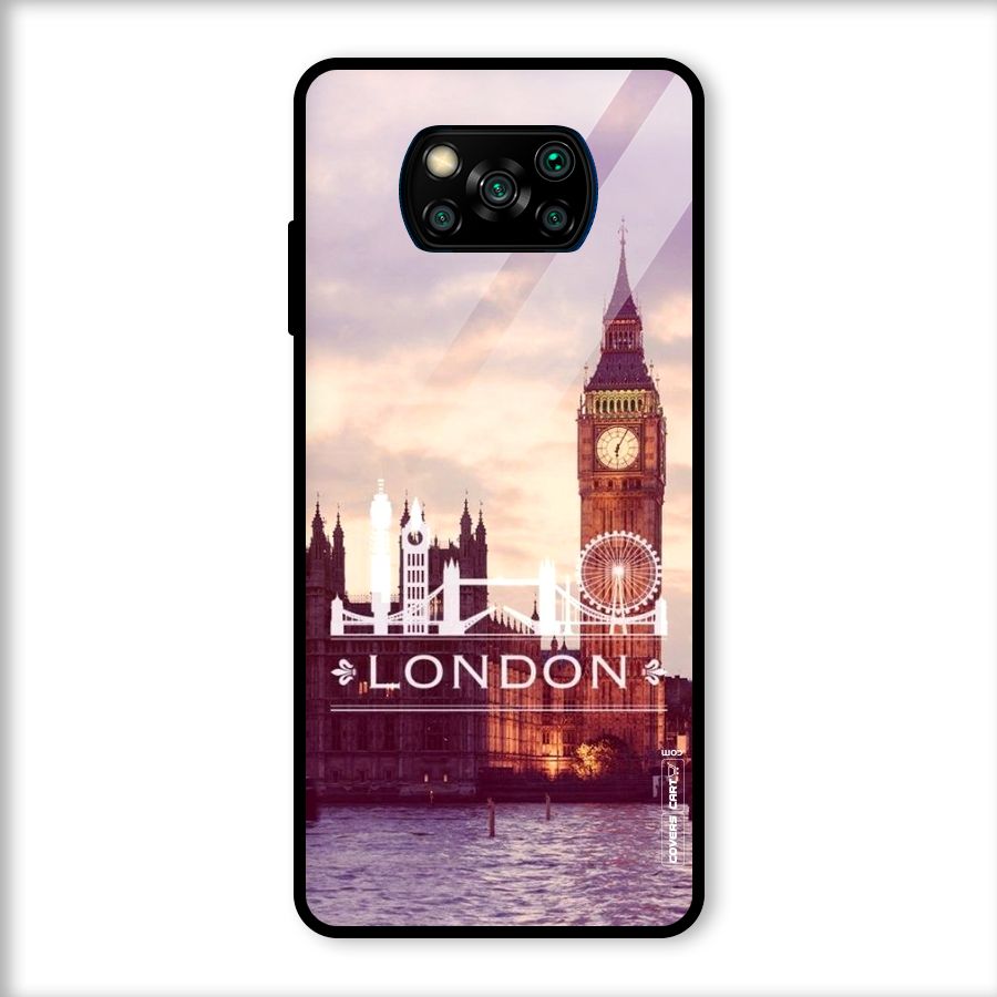 City Tower Glass Back Case for Poco X3