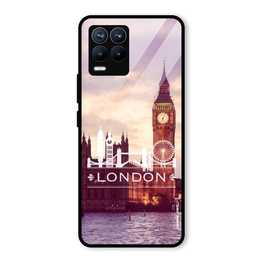 City Tower Glass Back Case for Realme 8 Pro