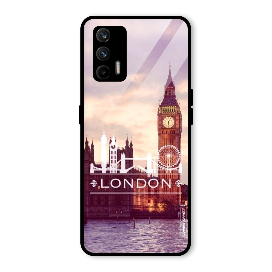 City Tower Glass Back Case for Realme GT 5G