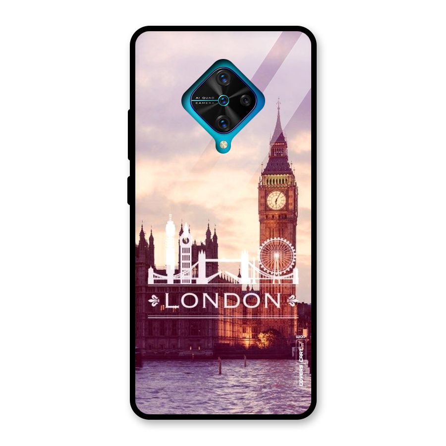 City Tower Glass Back Case for Vivo S1 Pro