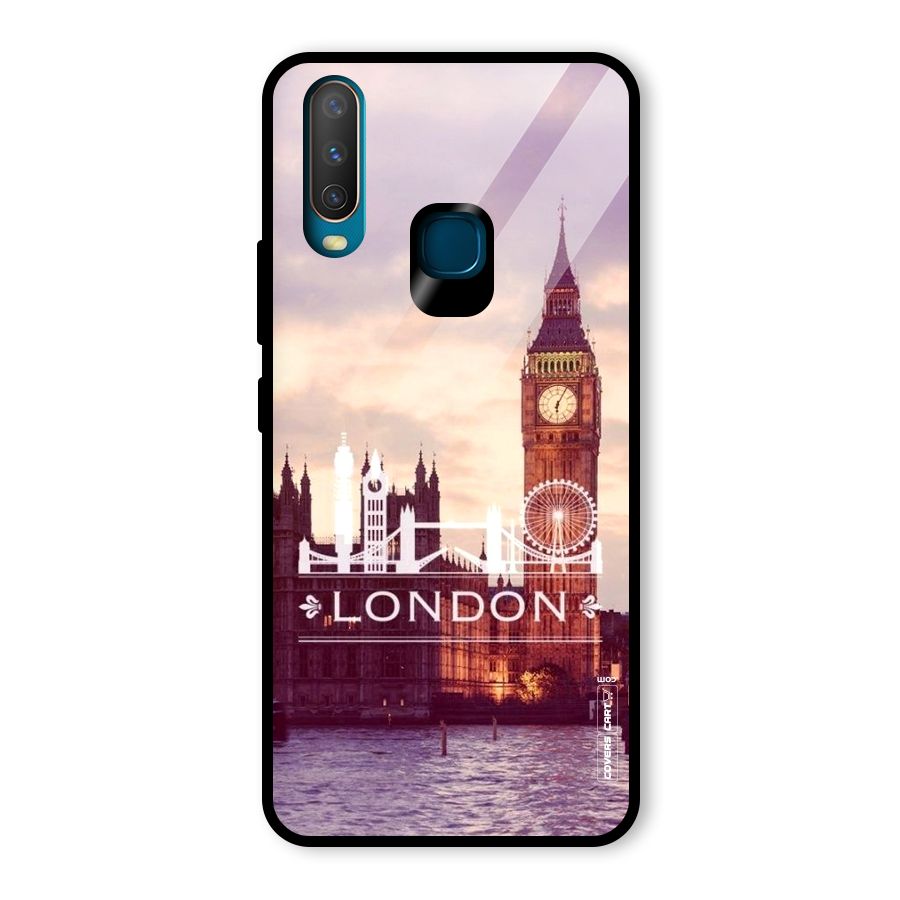 City Tower Glass Back Case for Vivo U10