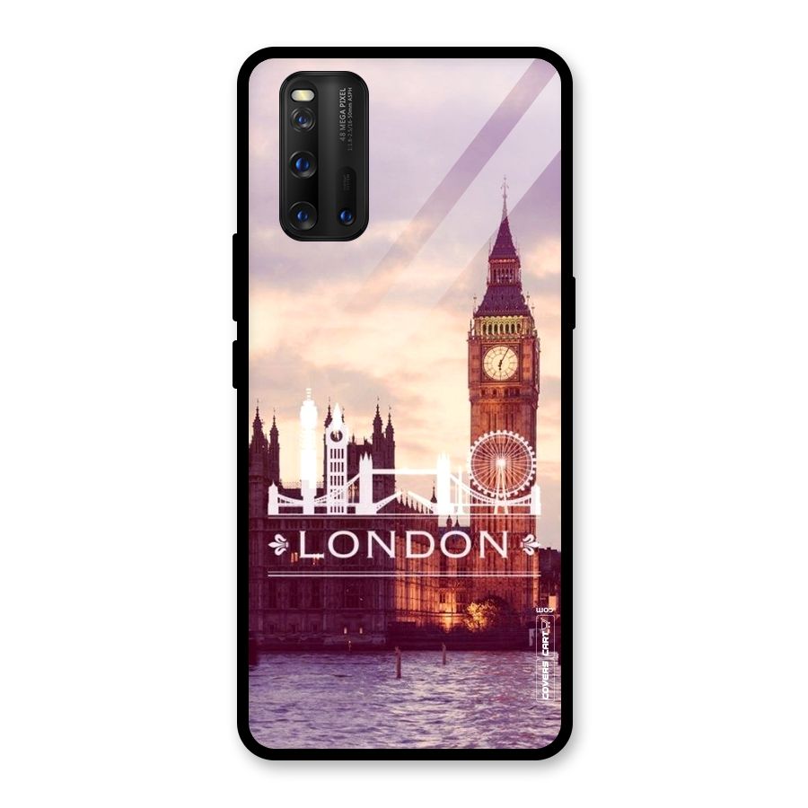 City Tower Glass Back Case for Vivo iQOO 3