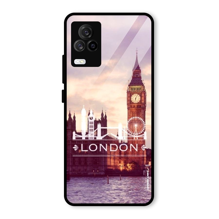 City Tower Glass Back Case for Vivo iQOO 7 Legend 5G