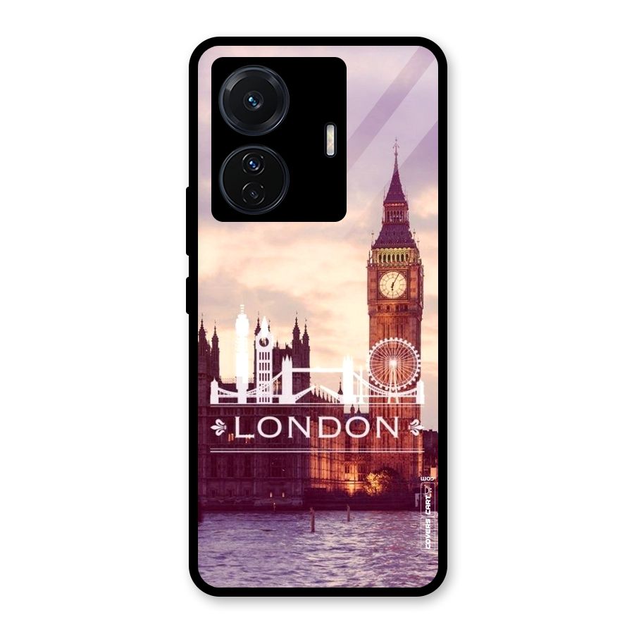 City Tower Glass Back Case for Vivo iQOO Z6 Pro