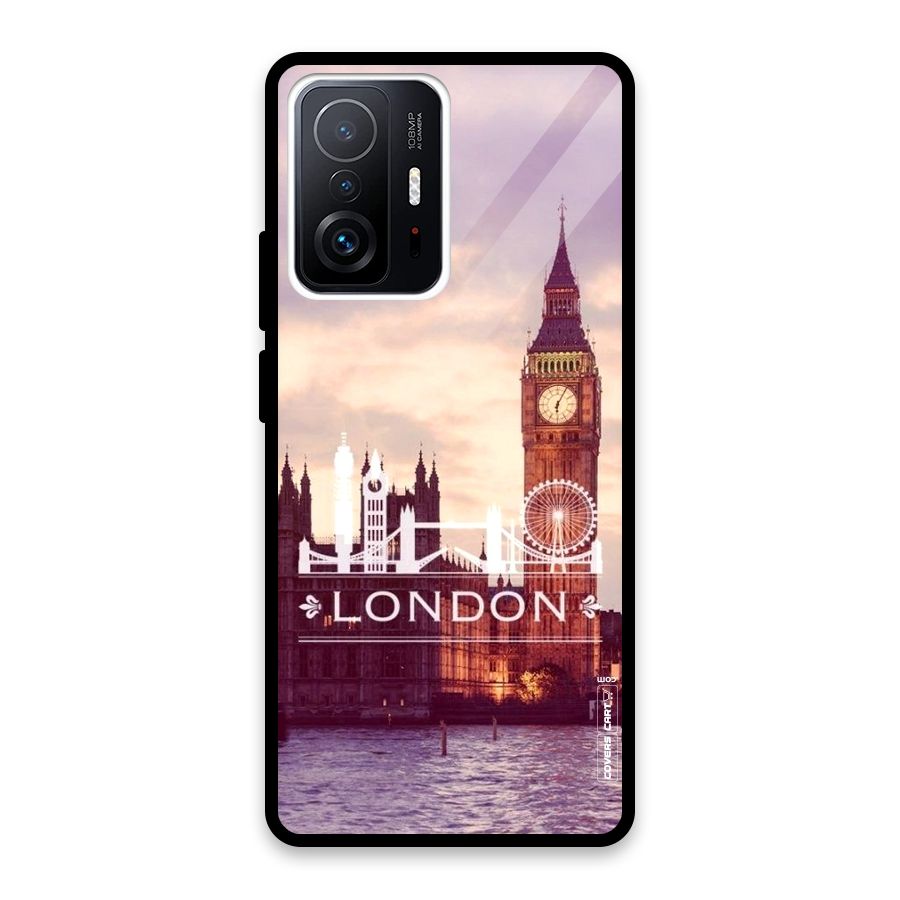 City Tower Glass Back Case for Xiaomi 11T Pro