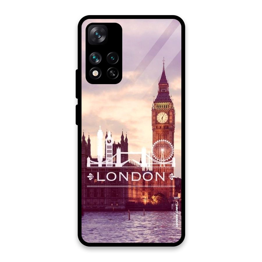 City Tower Glass Back Case for Xiaomi 11i HyperCharge 5G