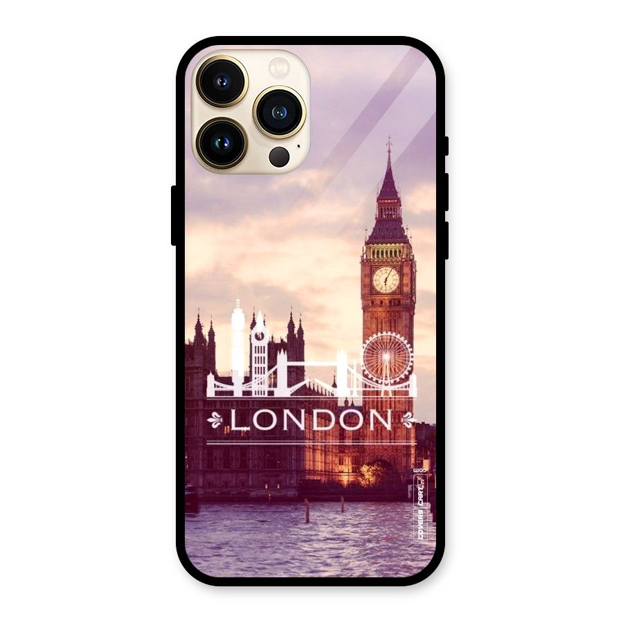 City Tower Glass Back Case for iPhone 13 Pro Max