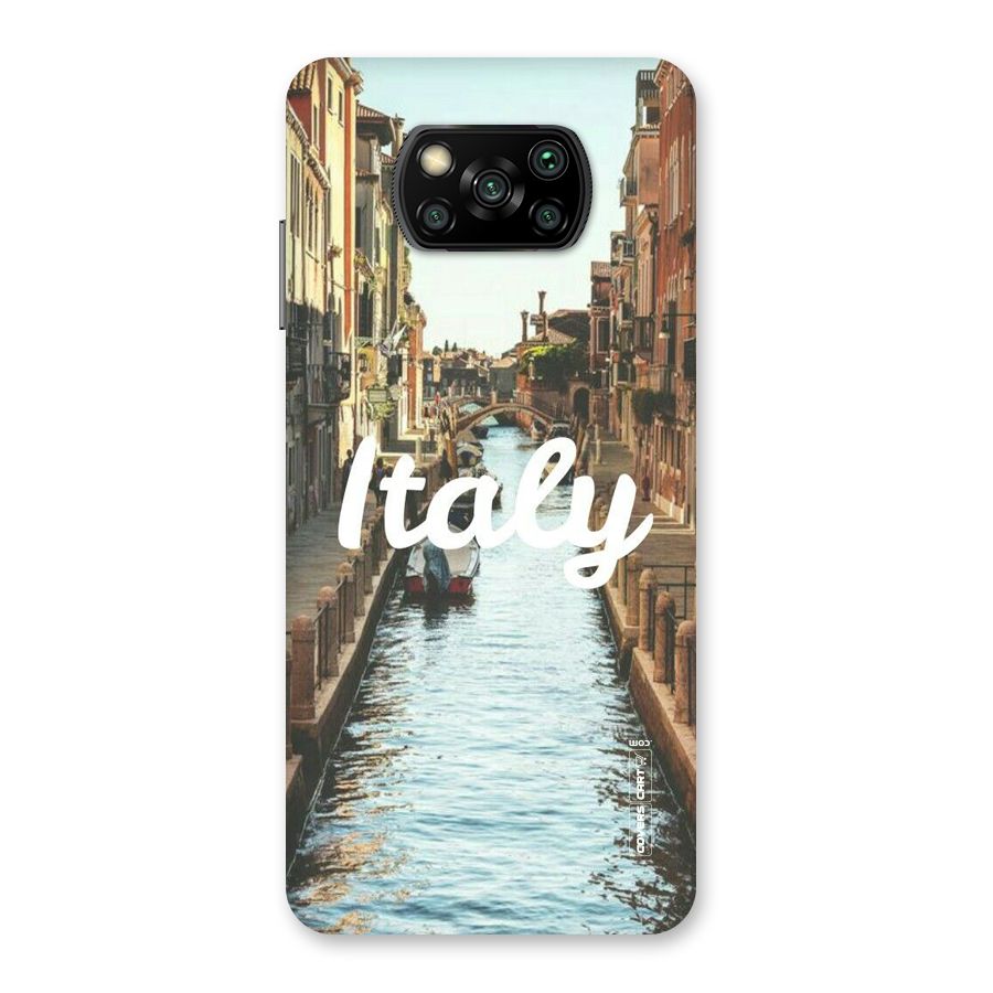 City Travel Back Case for Poco X3
