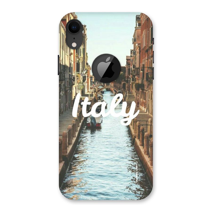 City Travel Back Case for iPhone XR Logo Cut