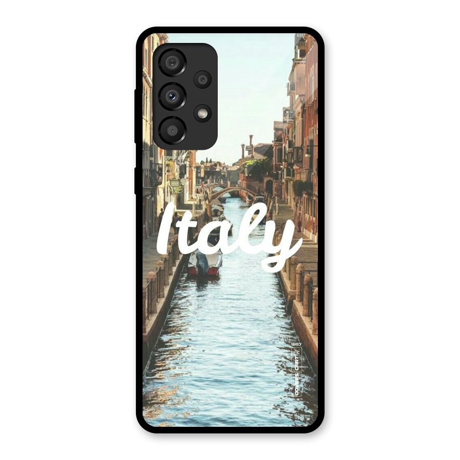 City Travel Glass Back Case for Galaxy A33 5G