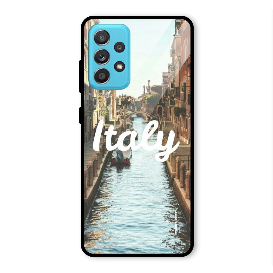 City Travel Glass Back Case for Galaxy A52s 5G