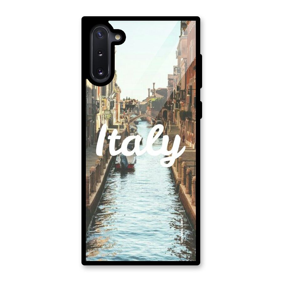 City Travel Glass Back Case for Galaxy Note 10