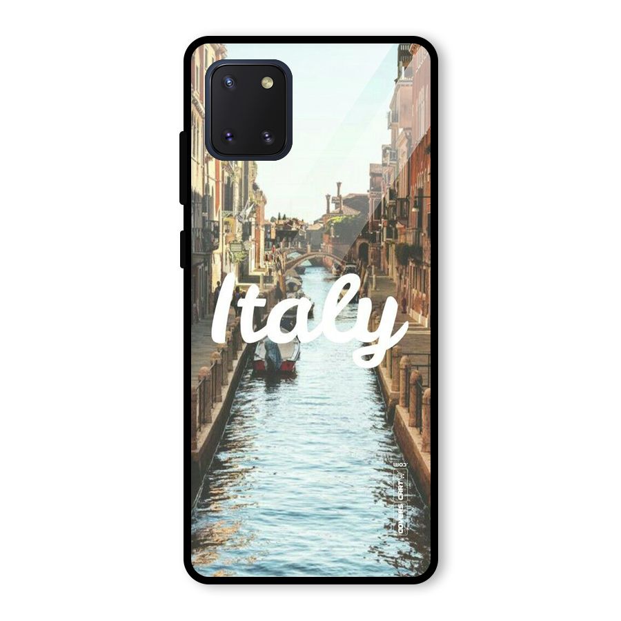 City Travel Glass Back Case for Galaxy Note 10 Lite