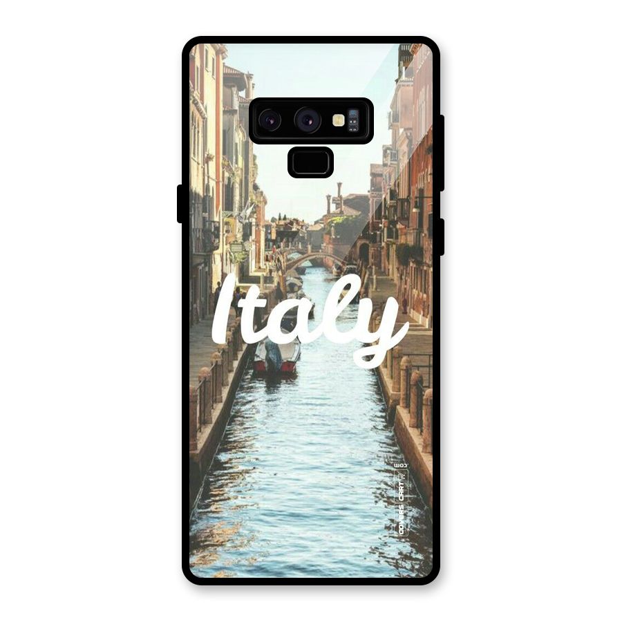 City Travel Glass Back Case for Galaxy Note 9