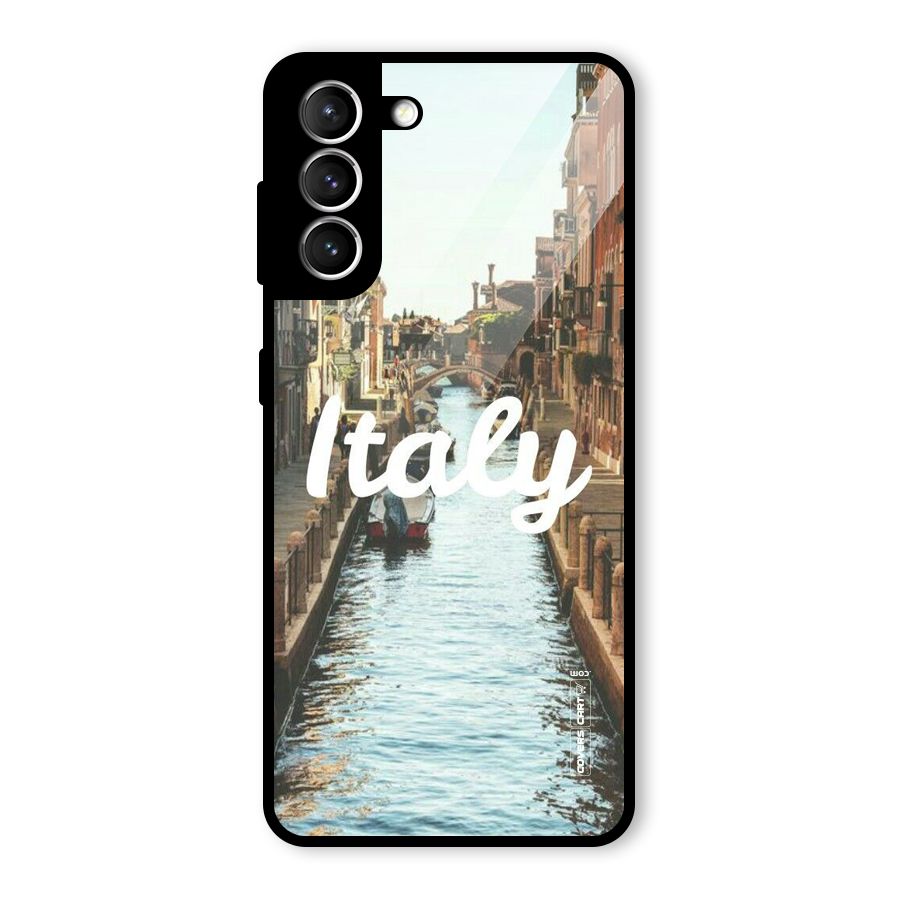 City Travel Glass Back Case for Galaxy S21 5G