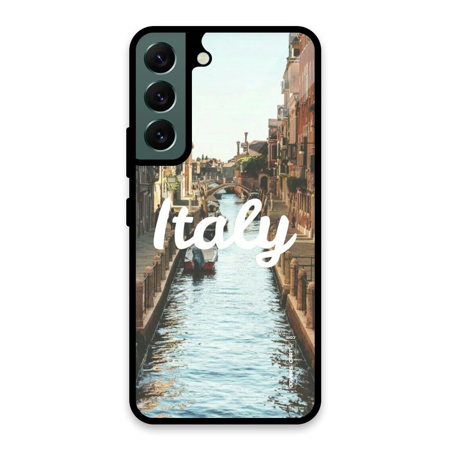 City Travel Glass Back Case for Galaxy S22 5G