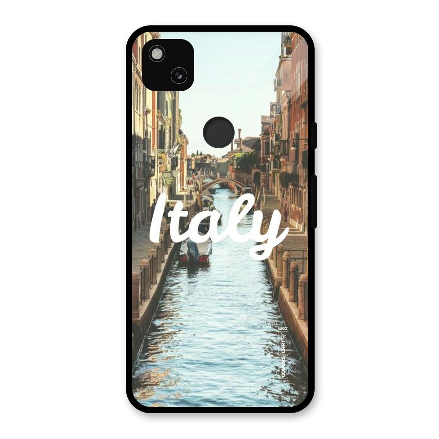 City Travel Glass Back Case for Google Pixel 4a