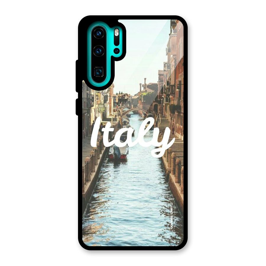 City Travel Glass Back Case for Huawei P30 Pro