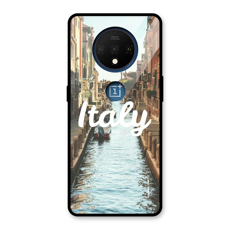 City Travel Glass Back Case for OnePlus 7T