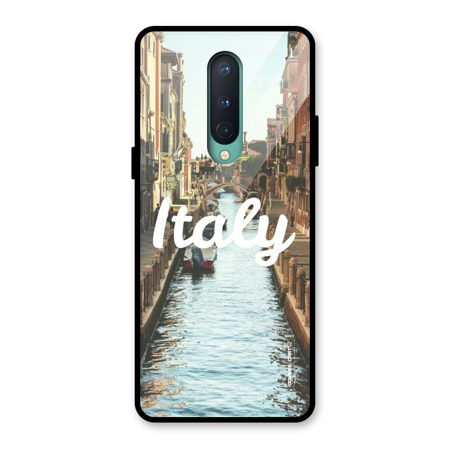 City Travel Glass Back Case for OnePlus 8