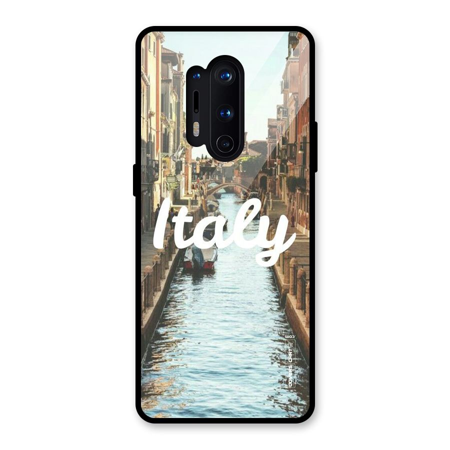 City Travel Glass Back Case for OnePlus 8 Pro