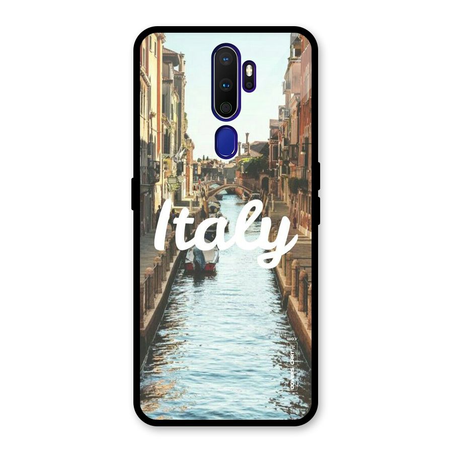 City Travel Glass Back Case for Oppo A9 (2020)