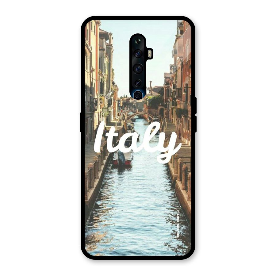 City Travel Glass Back Case for Oppo Reno2 F