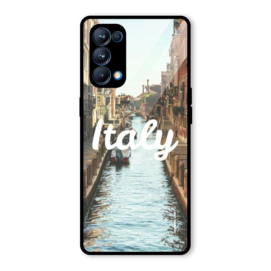 City Travel Glass Back Case for Oppo Reno5 Pro 5G