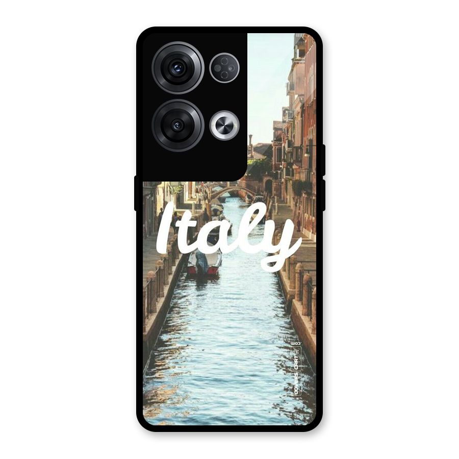 City Travel Glass Back Case for Oppo Reno8 Pro 5G